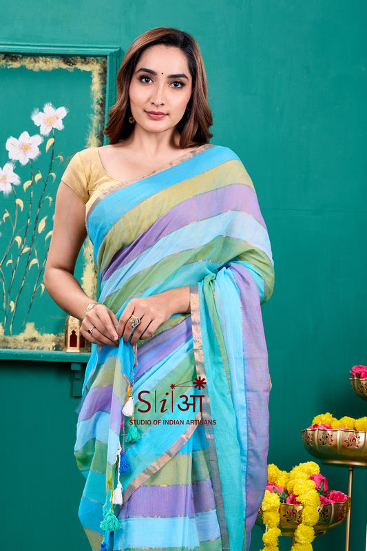 MAGICAL SYMPHONY -MUL COTTON SAREE