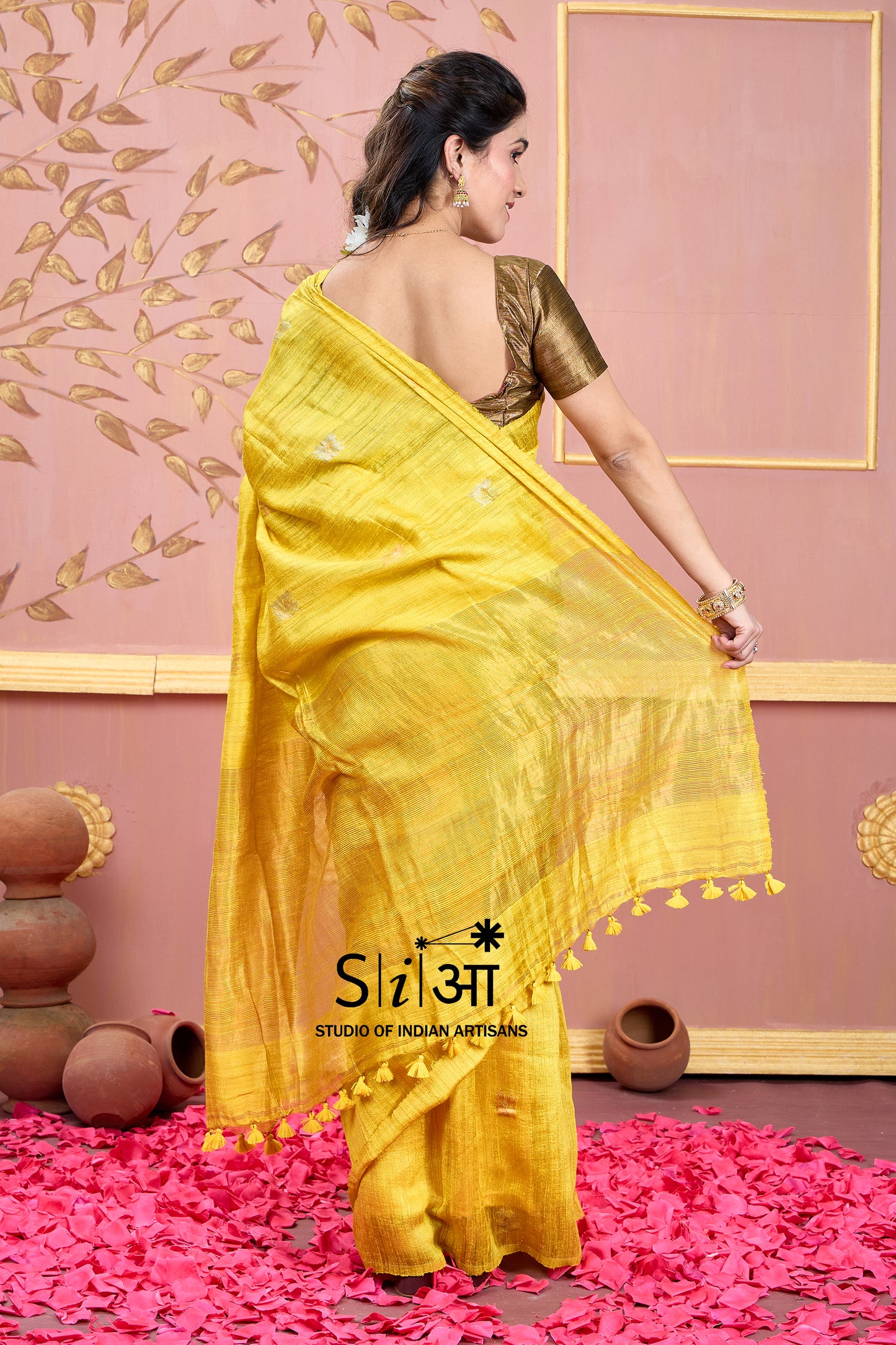 SUNSHINE GRACE- MATKA SILK SAREE
