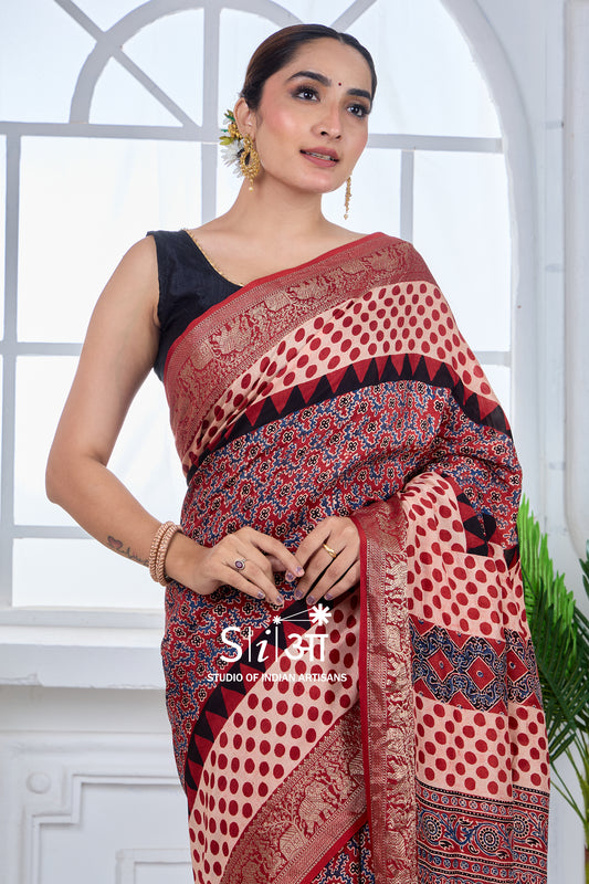 CHANDANI NAKSHI - DOLA SILK SAREE