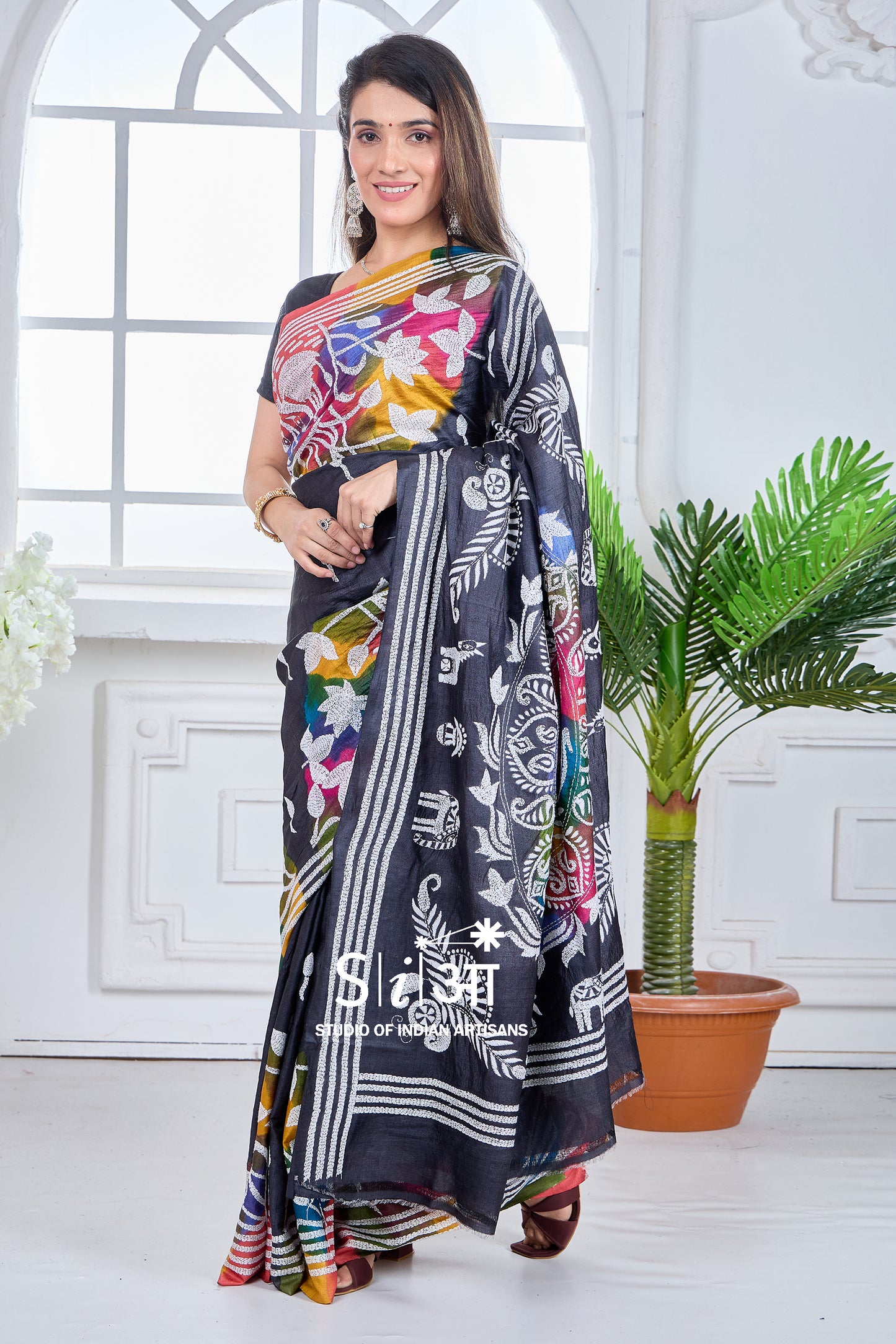 RANGOTSAV DREAM- GACHI TUSSAR SILK SAREE