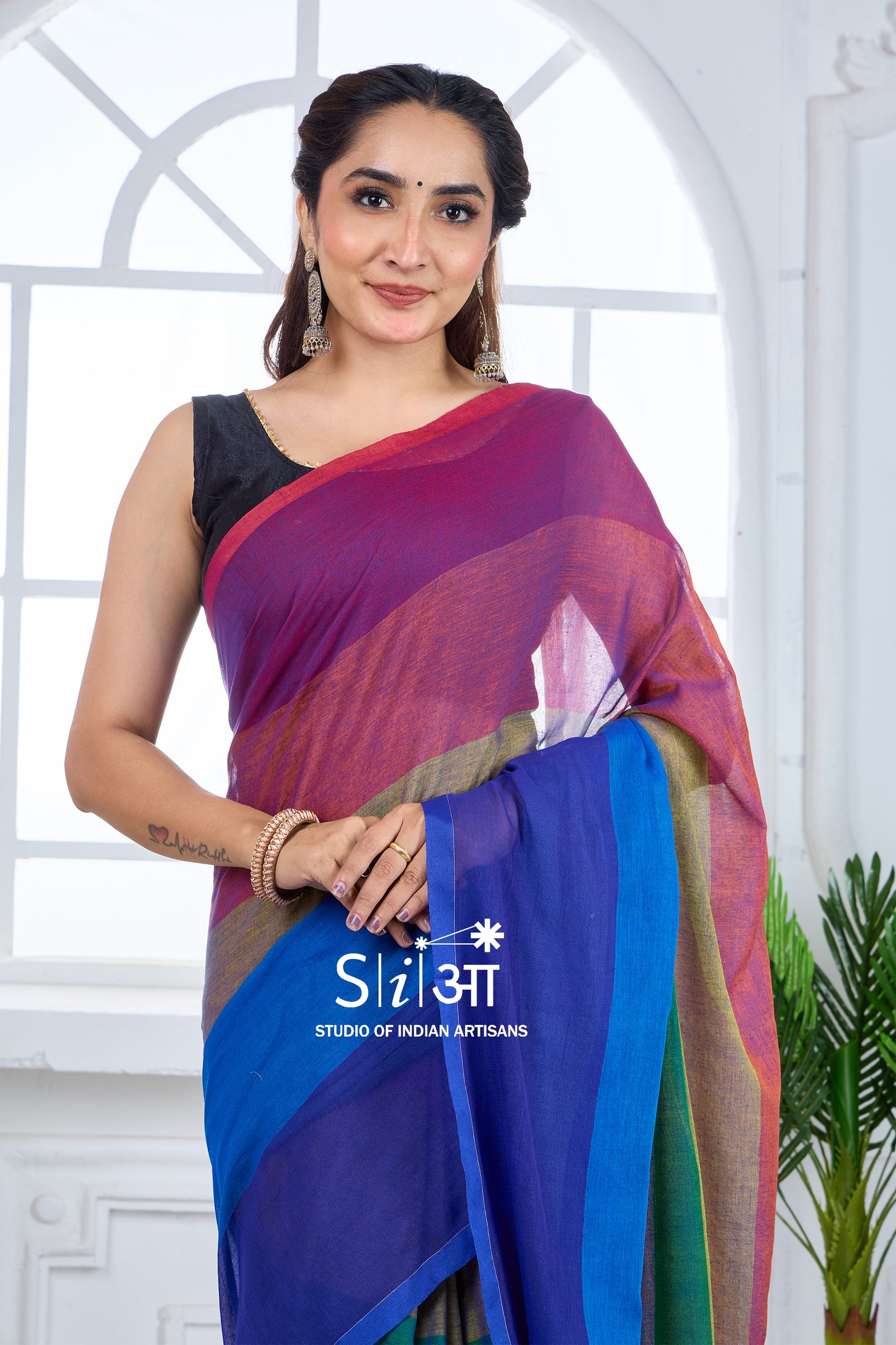 SYMPHONY OF DAWN- MUL COTTON SAREE
