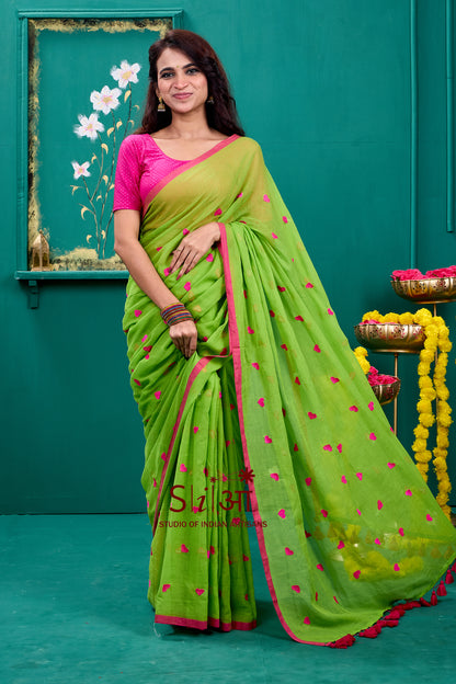 DIL SE HARIYALI - MUL COTTON SAREE