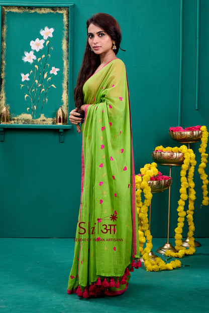 DIL SE HARIYALI - MUL COTTON SAREE