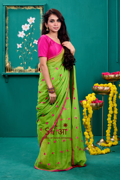 DIL SE HARIYALI - MUL COTTON SAREE