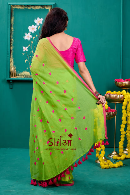 DIL SE HARIYALI - MUL COTTON SAREE