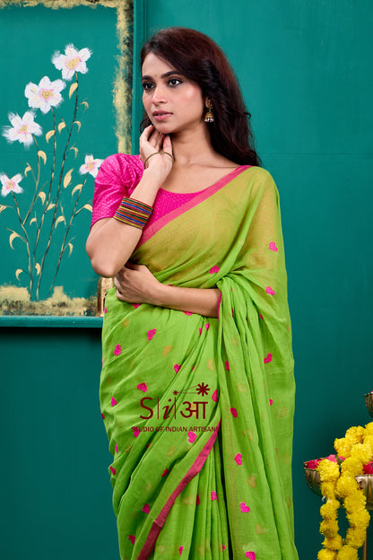 DIL SE HARIYALI - MUL COTTON SAREE