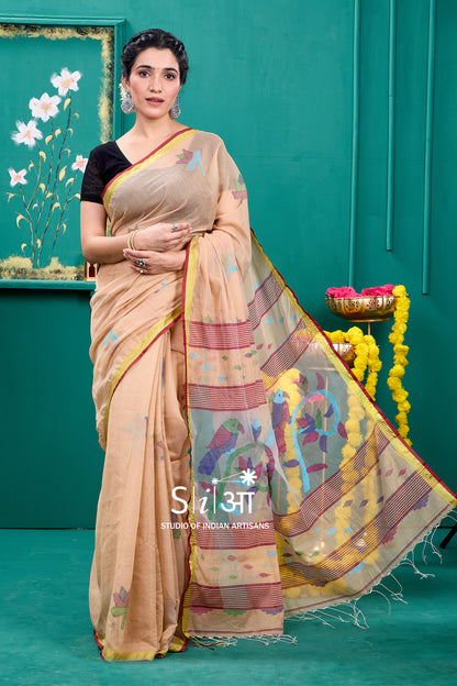 MITTI KE RANG - MUSLIN SAREE