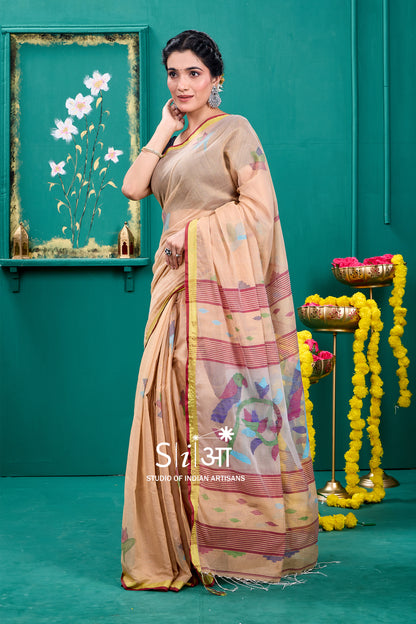 MITTI KE RANG - MUSLIN SAREE
