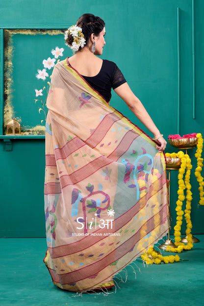 MITTI KE RANG - MUSLIN SAREE