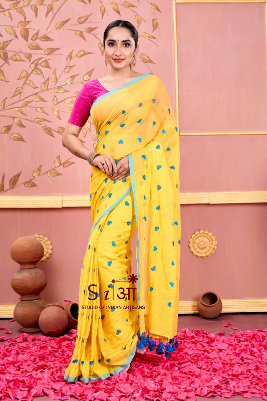 DIL SE BASANTI - MUL COTTON SAREE