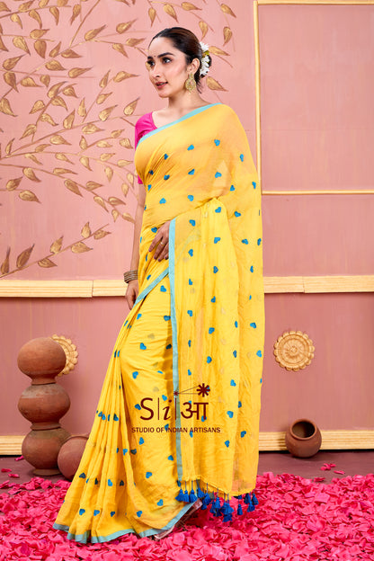 DIL SE BASANTI - MUL COTTON SAREE