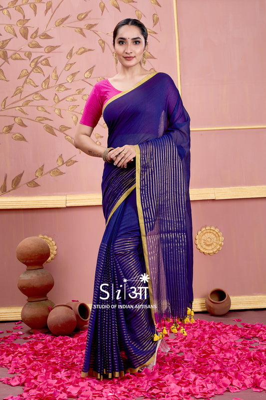 ROYAL PRISM - MUL COTTON SAREE