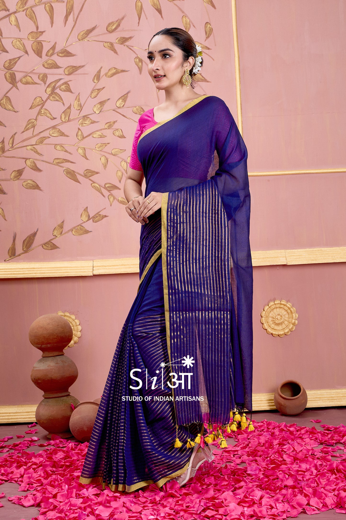 ROYAL PRISM - MUL COTTON SAREE