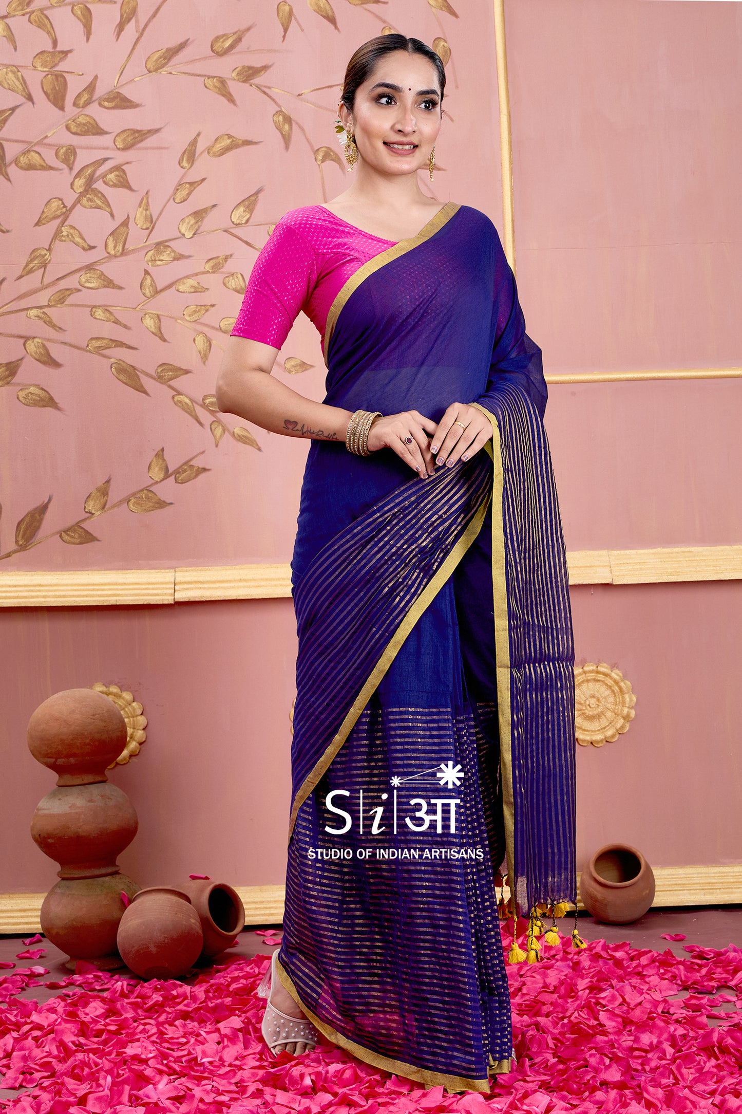 ROYAL PRISM - MUL COTTON SAREE