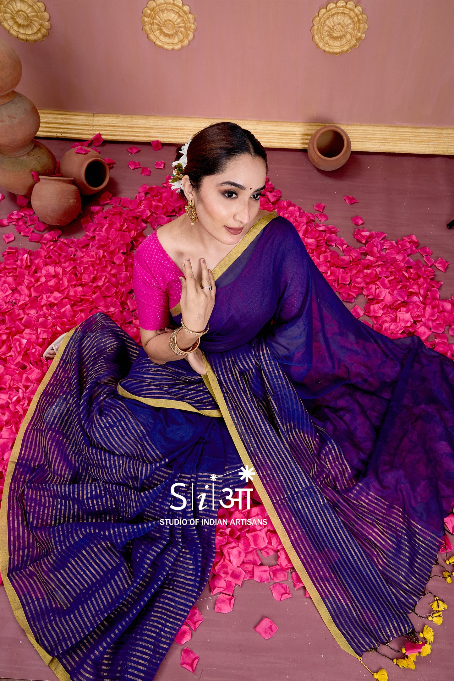ROYAL PRISM - MUL COTTON SAREE