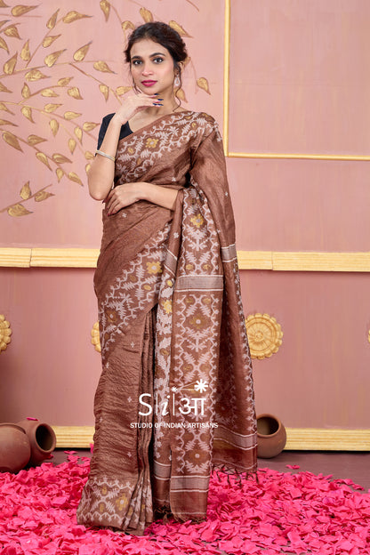 SHAHI ANDAAZ - TUSSAR SILK SAREE