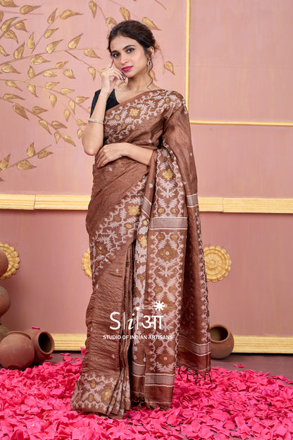 SHAHI ANDAAZ - TUSSAR SILK SAREE