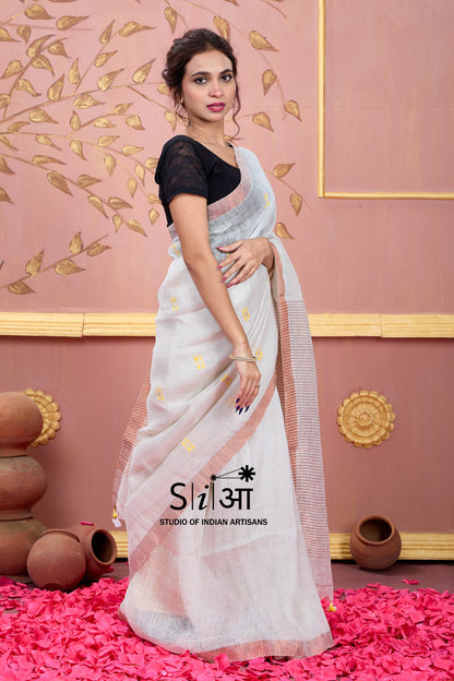 PEHLI DHOOP - LINEN SAREE