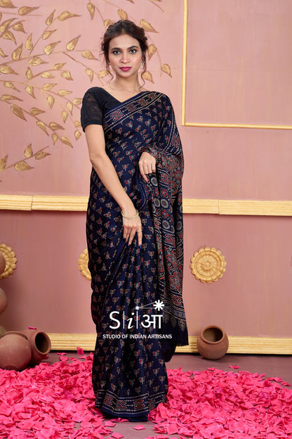 NEELKANTH CHAPPA - MODAL SILK SAREE