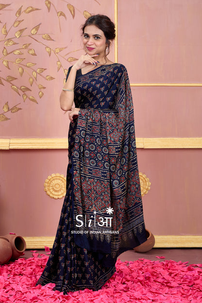 NEELKANTH CHAPPA - MODAL SILK SAREE