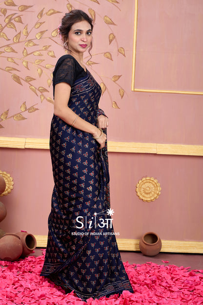 NEELKANTH CHAPPA - MODAL SILK SAREE