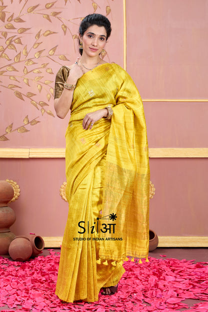 SUNSHINE GRACE- MATKA SILK SAREE