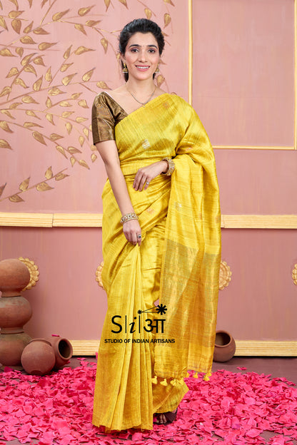 SUNSHINE GRACE- MATKA SILK SAREE