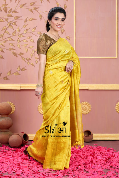 SUNSHINE GRACE- MATKA SILK SAREE