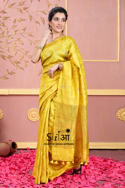 SUNSHINE GRACE- MATKA SILK SAREE
