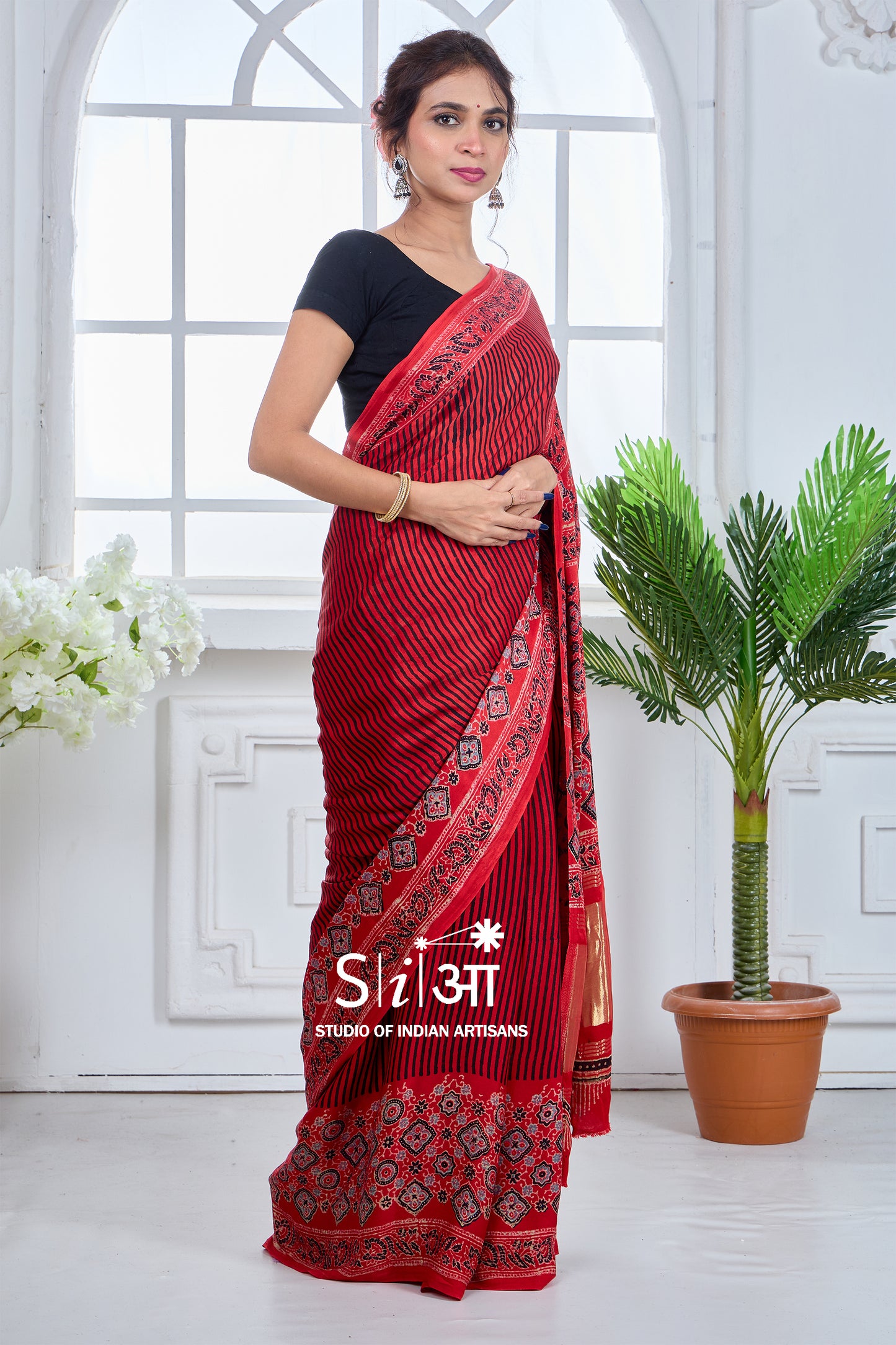 LAALIMA CHAPPA- MODAL SILK SAREE
