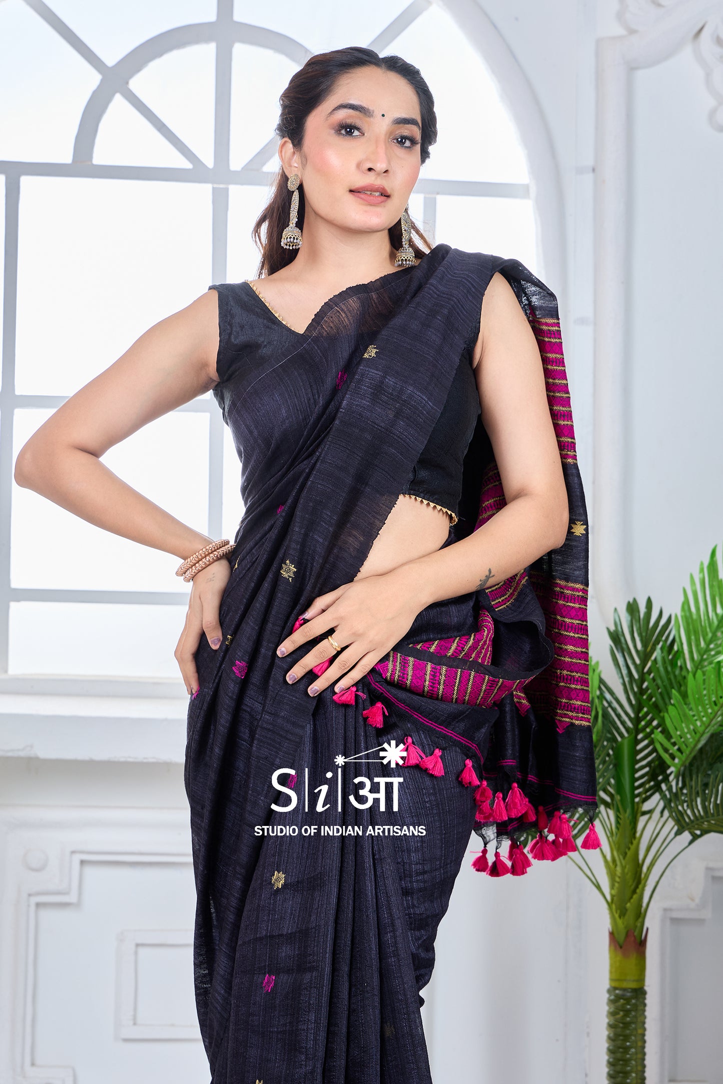 GULABI RAAT - MATKA SILK SAREE