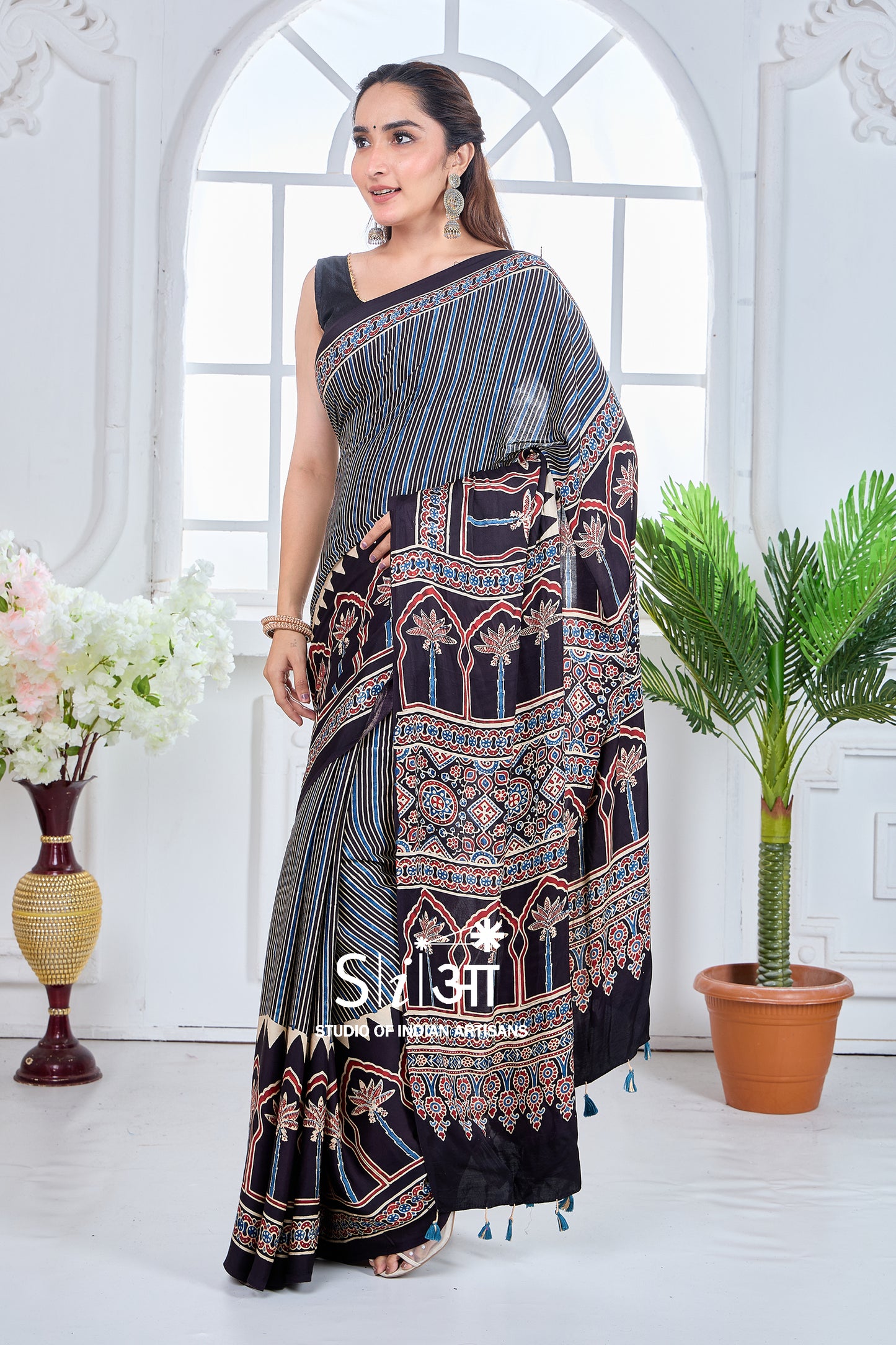KALA CHAPPA- MODAL SILK SAREE