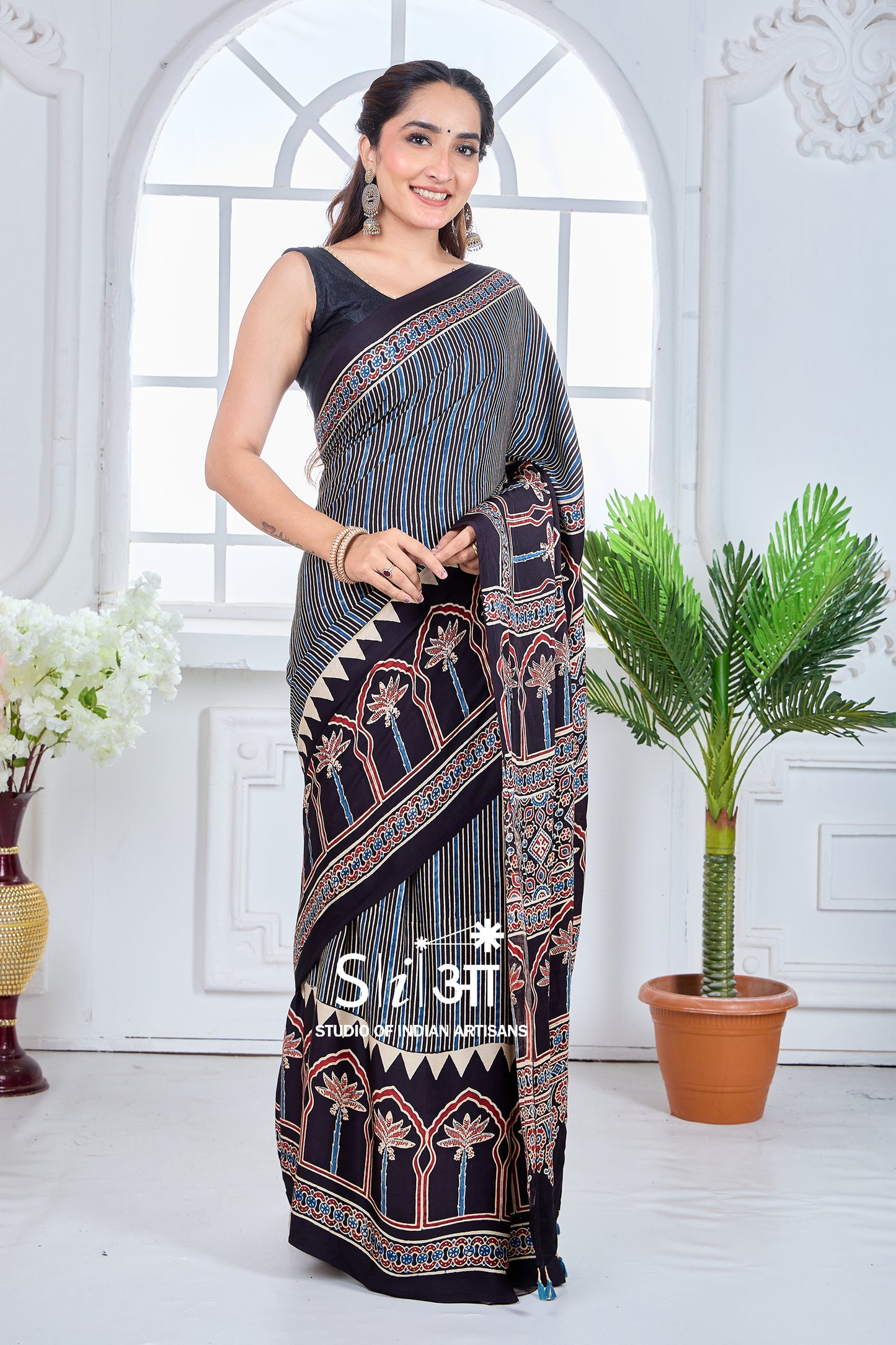 KALA CHAPPA- MODAL SILK SAREE