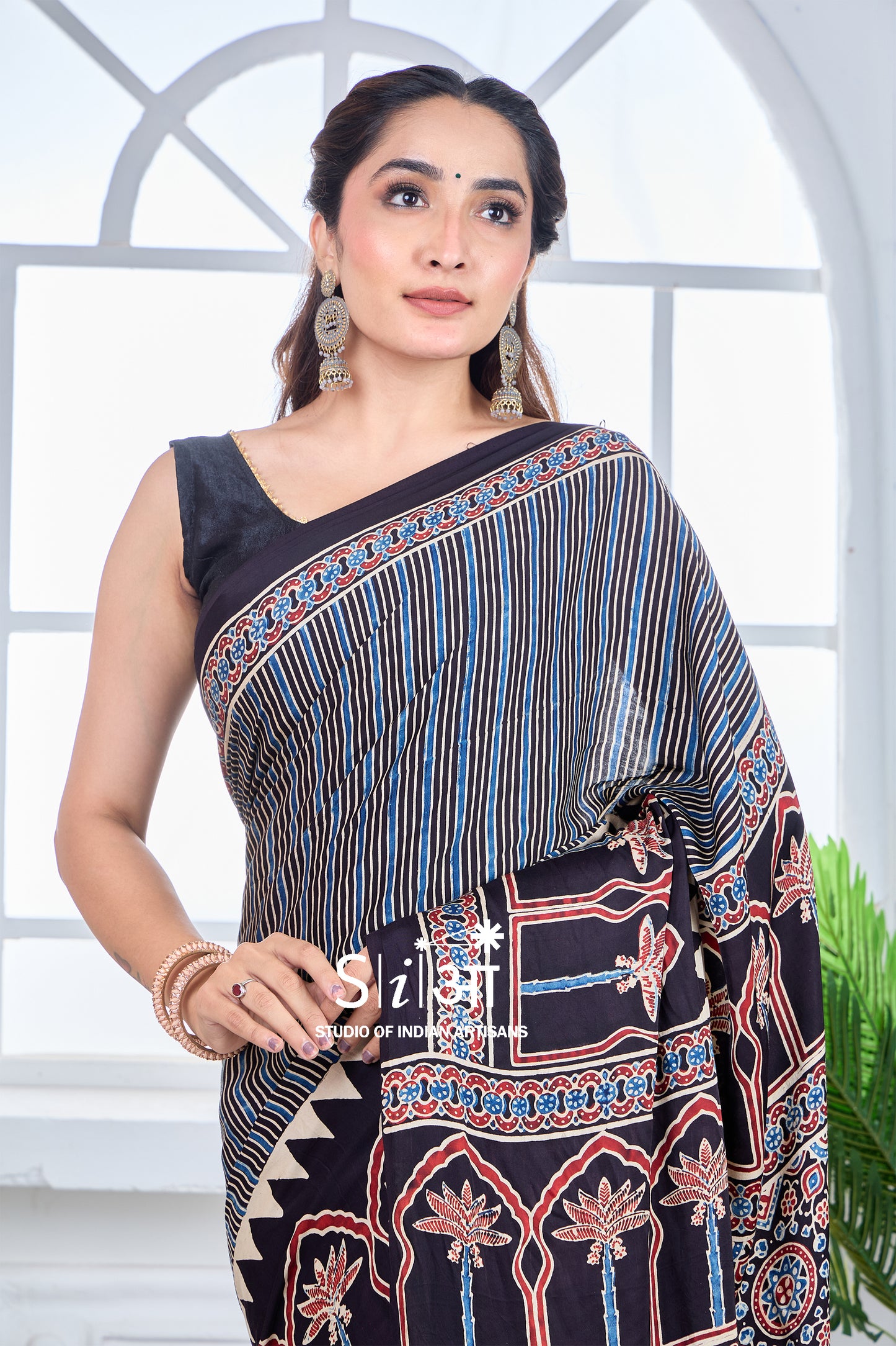 KALA CHAPPA- MODAL SILK SAREE