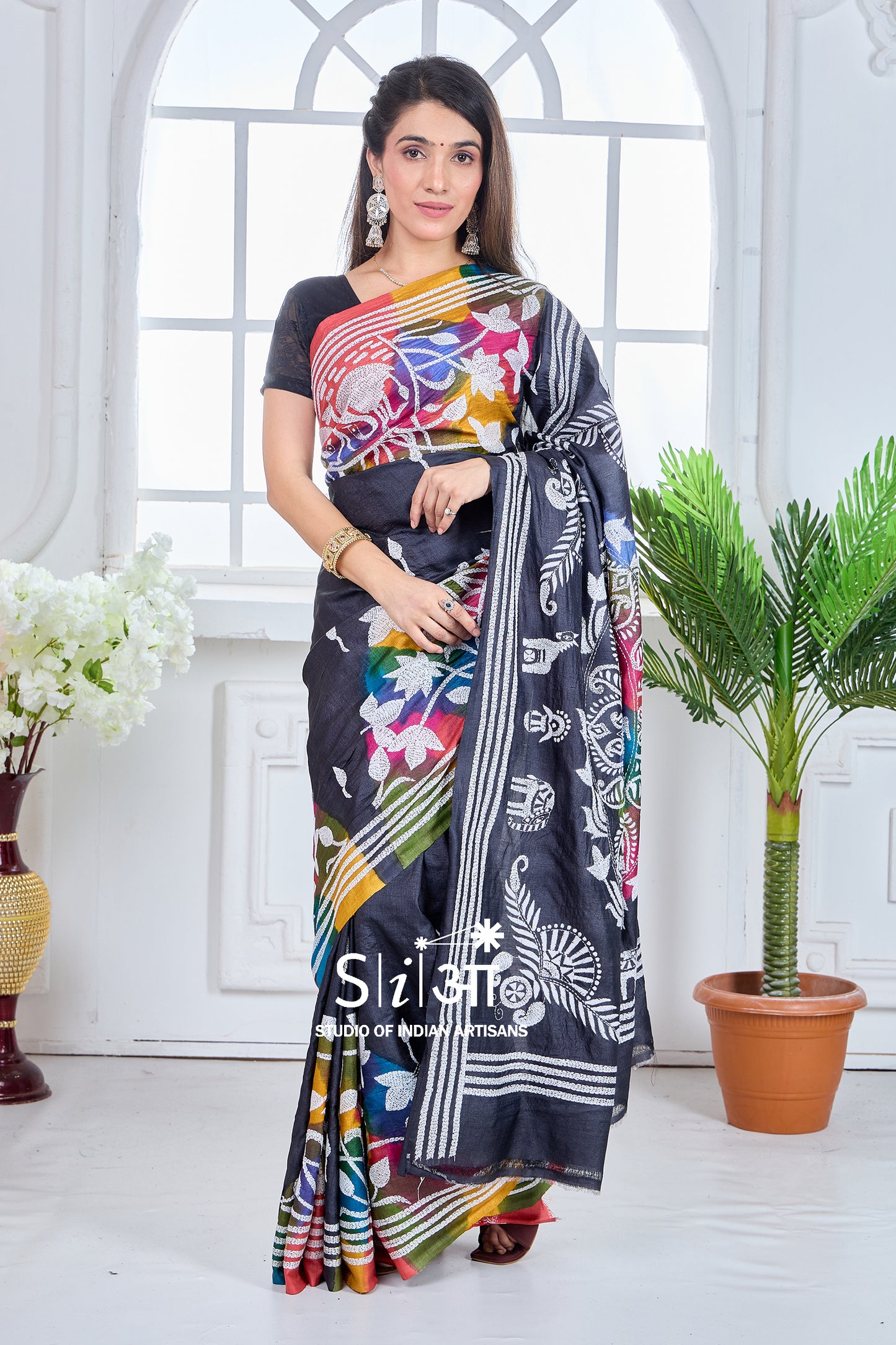 RANGOTSAV DREAM- GACHI TUSSAR SILK SAREE