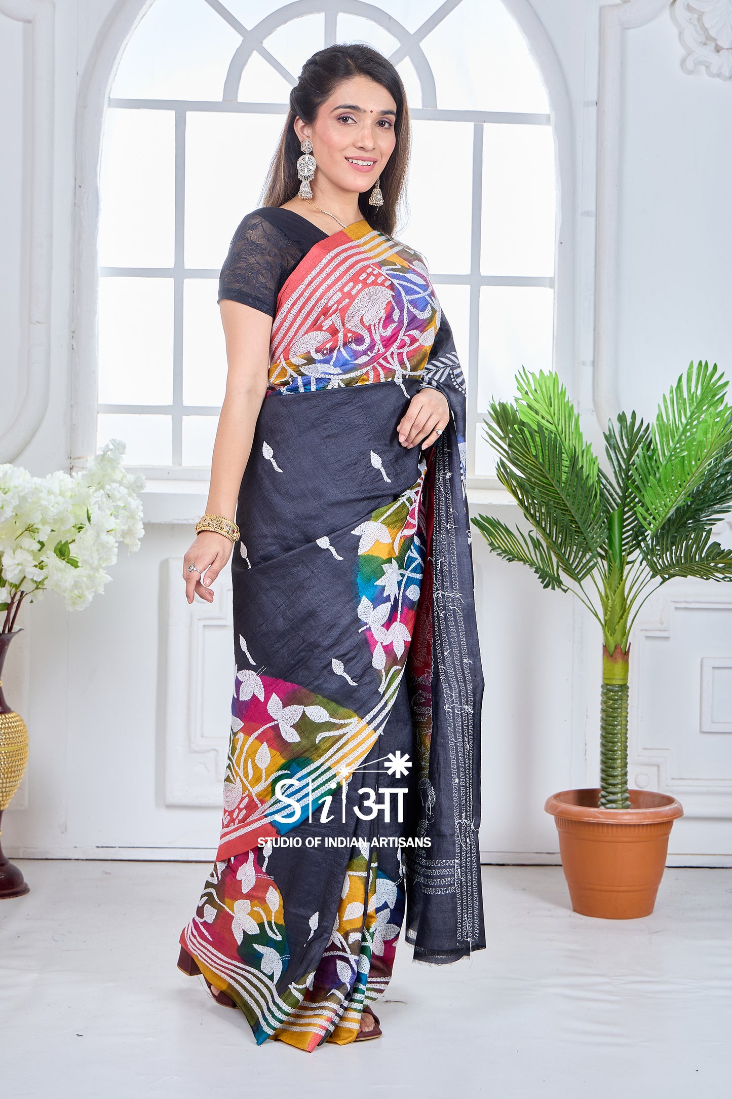 RANGOTSAV DREAM- GACHI TUSSAR SILK SAREE