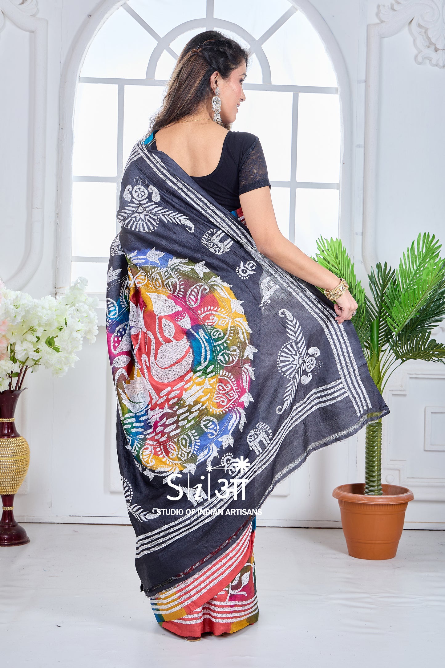 RANGOTSAV DREAM- GACHI TUSSAR SILK SAREE