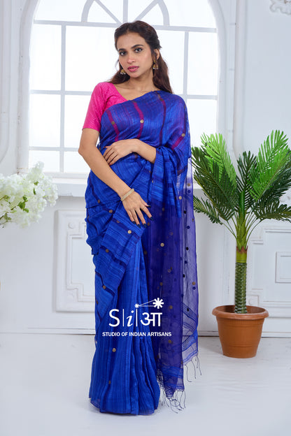 MIDNIGHT BLING - MATKA SILK SAREE