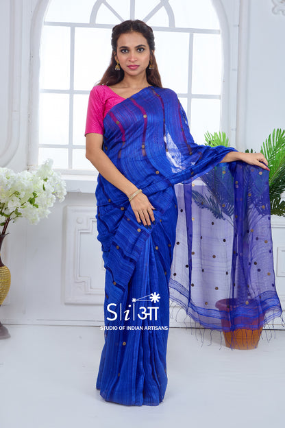 MIDNIGHT BLING - MATKA SILK SAREE