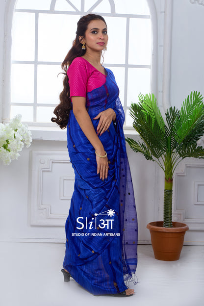 MIDNIGHT BLING - MATKA SILK SAREE