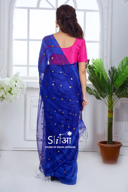 MIDNIGHT BLING - MATKA SILK SAREE
