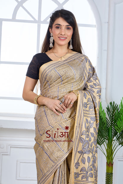 EARTHEN GRACE - BLENDED BANGALORE SILK SAREE