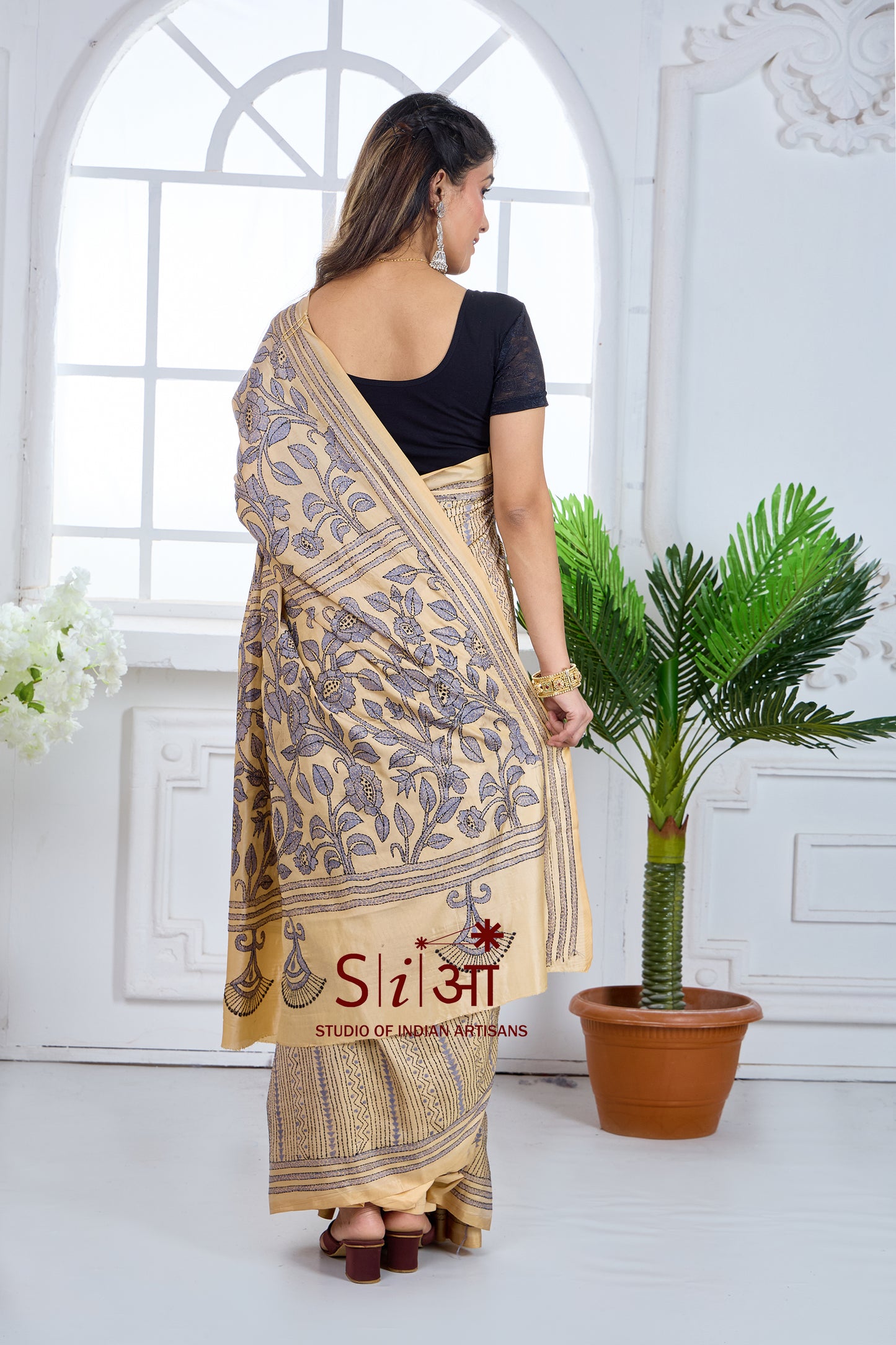 EARTHEN GRACE - BLENDED BANGALORE SILK SAREE