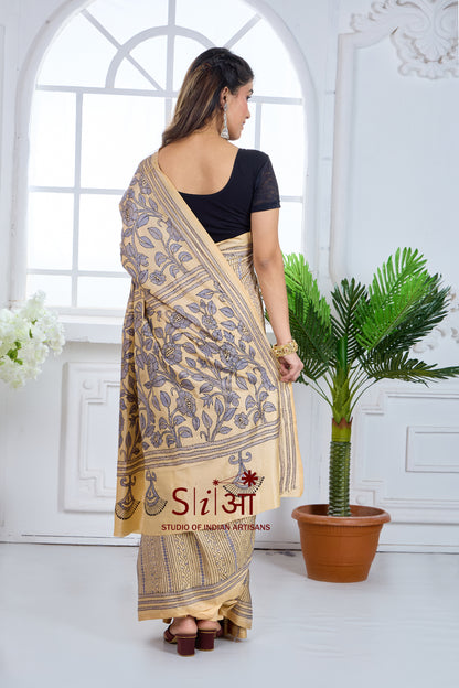 EARTHEN GRACE - BLENDED BANGALORE SILK SAREE