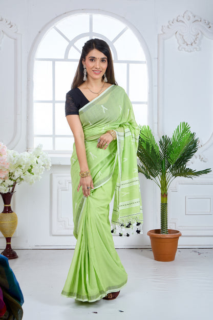 PANNA PHOOL- COTTON SAREE