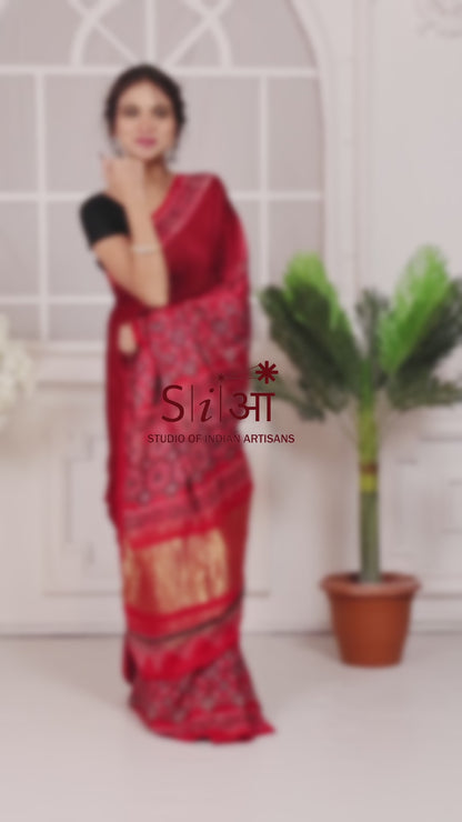 LAALIMA CHAPPA- MODAL SILK SAREE