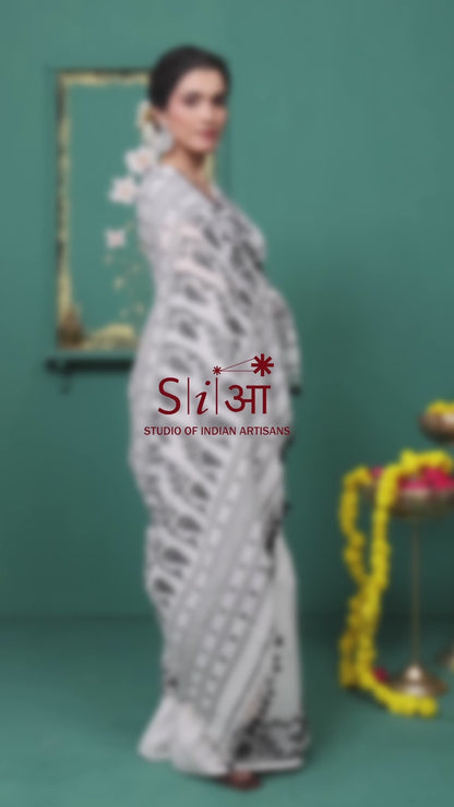 DHOOP CHAAV - MERCERISED COTTON SAREE